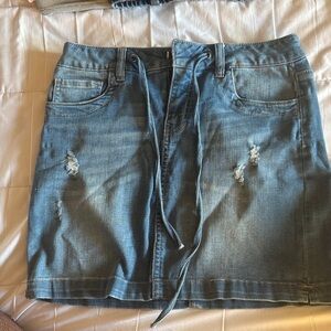 Chelsea & Violet Blue Denim Skirt